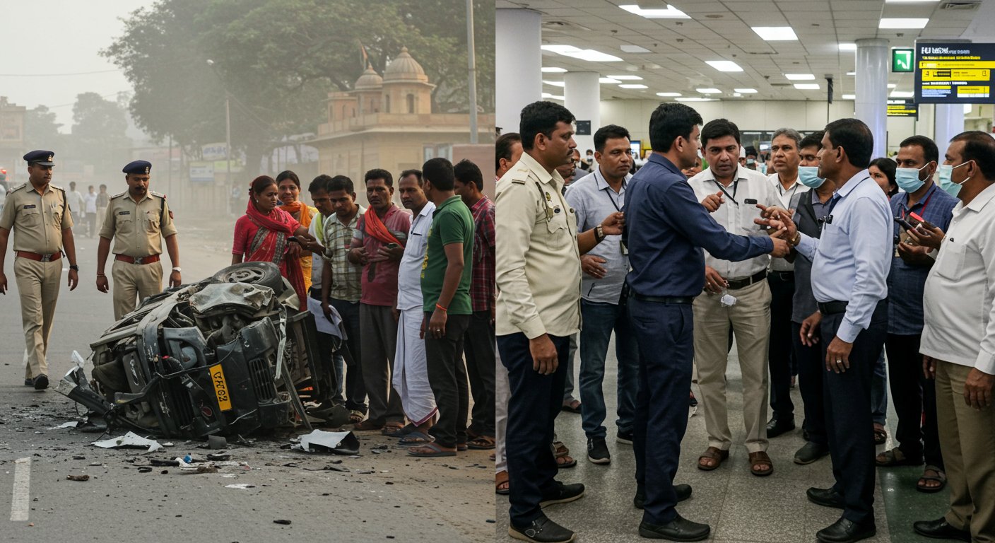 Two Major Incidents in Varanasi: 4 Killed in Tragic Accident, Heated Argument Among Mumbai-Pune Passengers at Airport