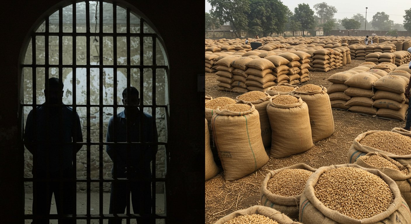 Sensation in Varanasi: Brother Accused of Murdering 10-Year-Old Innocent in Jail; FIR Filed Over Rs 7.45 Lakh Wheat Procurement Scam