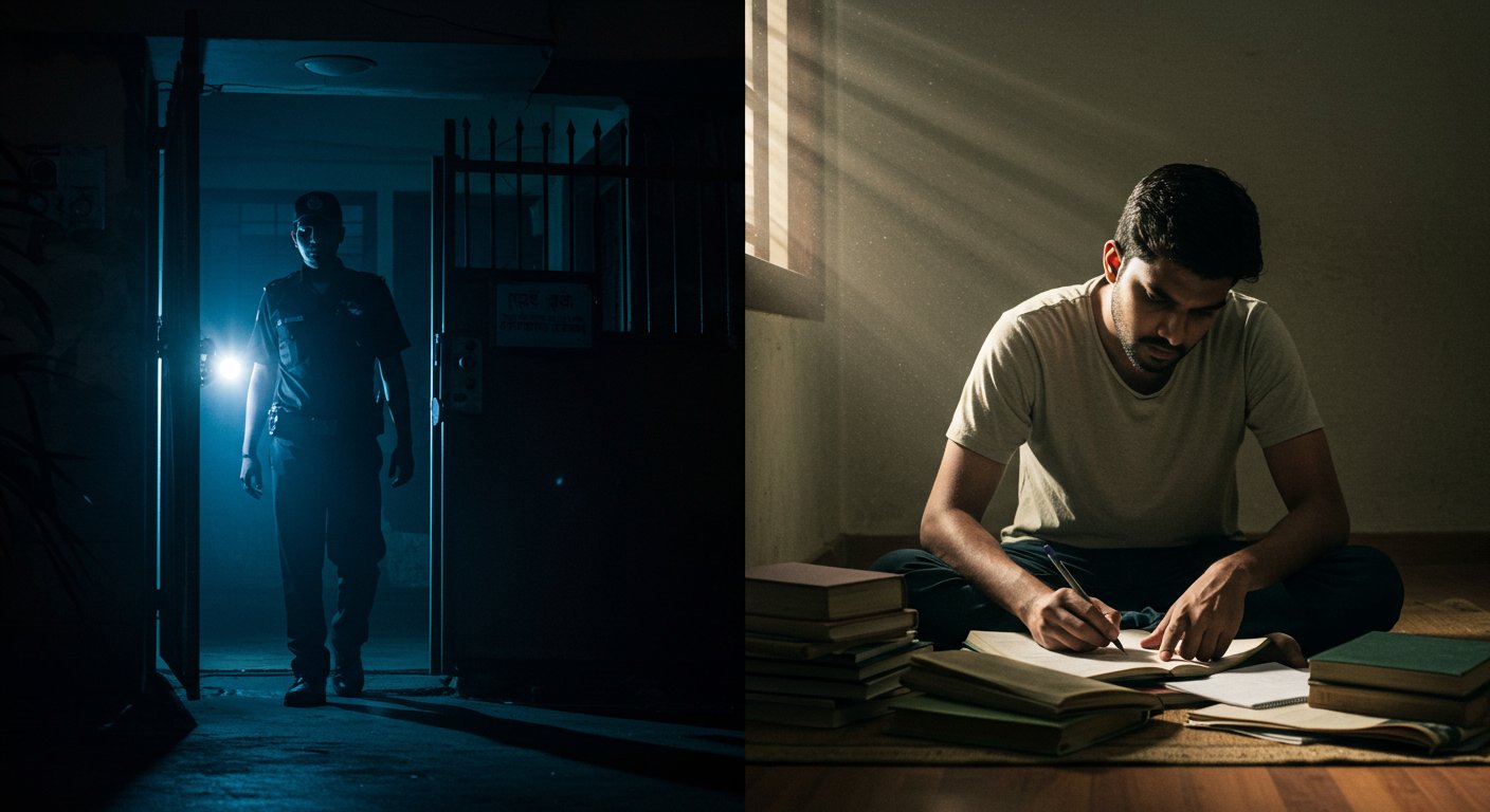 Night Duty, Day Studies: 23-Year-Old Watchman's Dream of Becoming Bihar Police Goes Viral!
