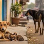 Viral Video: Neighbor's dog impregnated a doggy, then abandoned its own puppies!