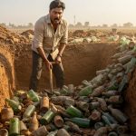 Video Viral: Thousands of bottles emerge from underground, man digs to uncover a shocking truth!