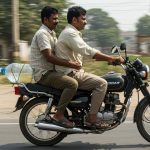 Riding Bike with Petrol in Bottle! Viral Video Raises Safety Concerns