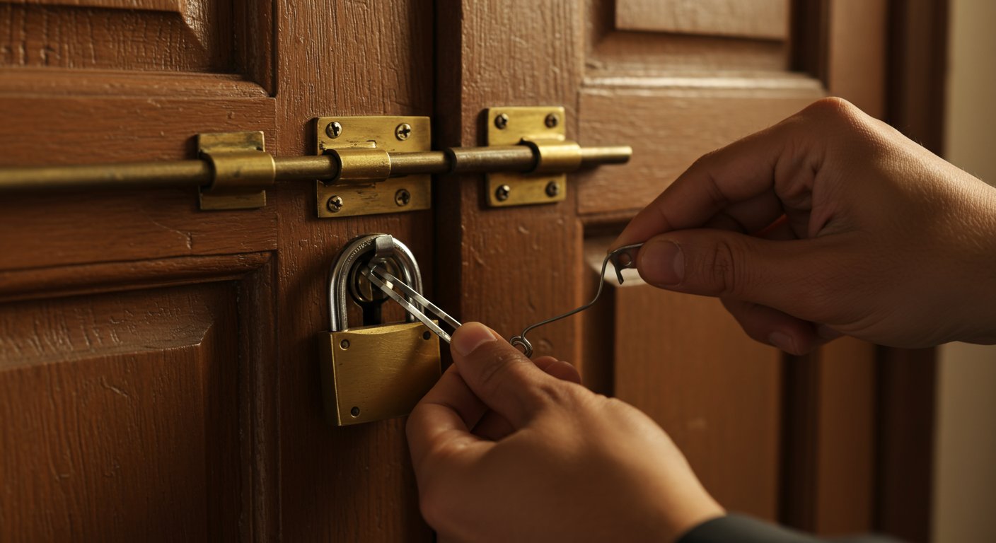 Video Viral: Thieves Won't Be Able to Open Your Home Lock Anymore! End Your Theft Worries with This Amazing Hack.