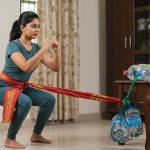 Unable to go out, woman creates epic exercise 'jugaad' at home; video amazes viewers.