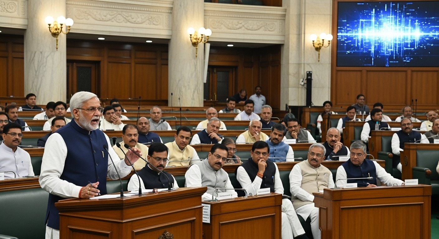 Heated debate on 'Vision Document 2047' begins in UP Assembly; Minister Suresh Khanna says strong foundation for development laid in eight years