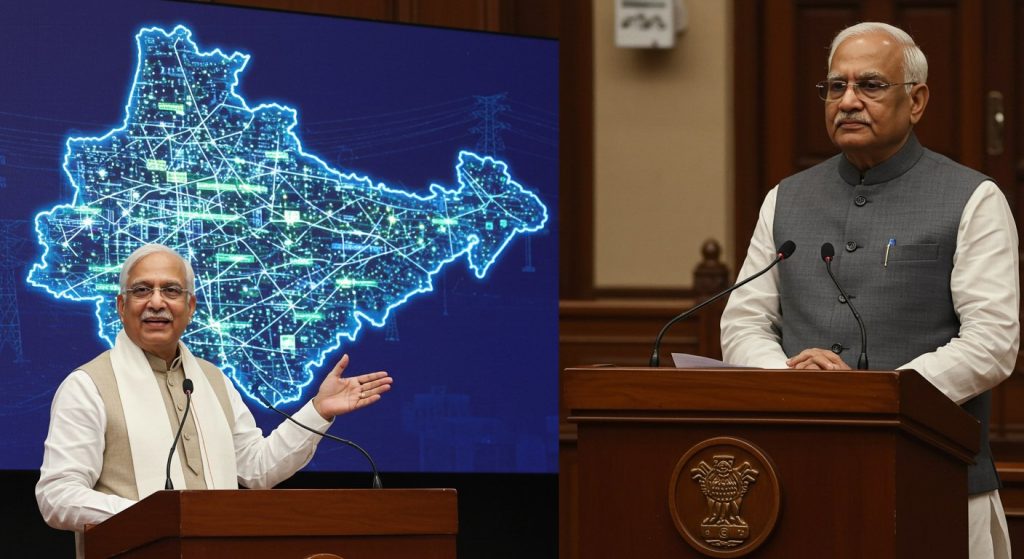 UP politics heats up over vision document: Energy Minister promises 'excellent electricity', Shivpal calls it a 'lollipop'.