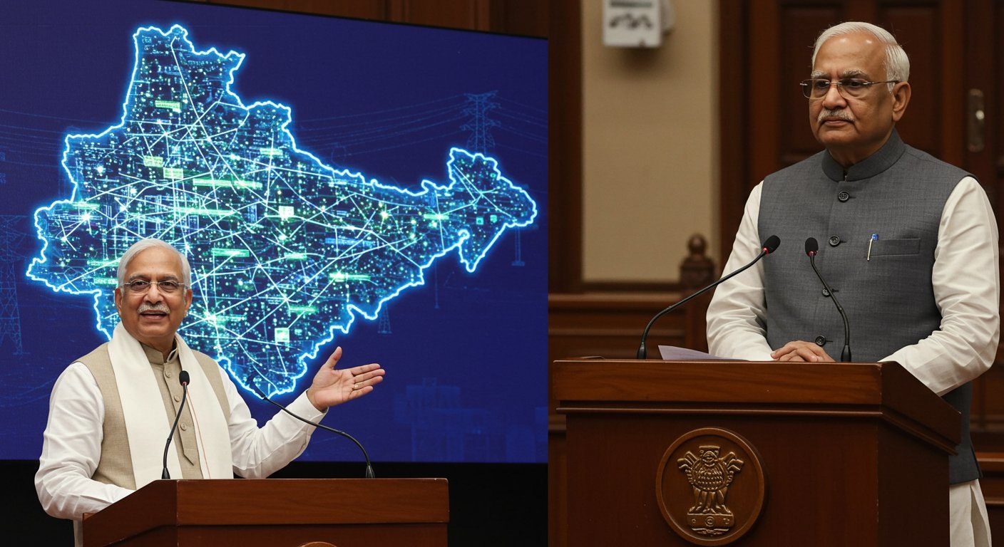 UP politics heats up over vision document: Energy Minister promises 'excellent electricity', Shivpal calls it a 'lollipop'.