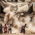 UP: Dilapidated school wall collapses, people narrowly escape death; horrific scene captured on CCTV, video goes viral