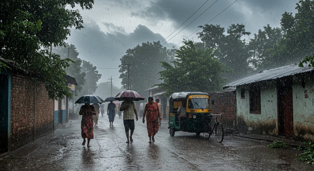 Calamity from the sky in UP! Extreme rainfall warning for 15 Purvanchal districts today, alert also issued for 25 more districts.