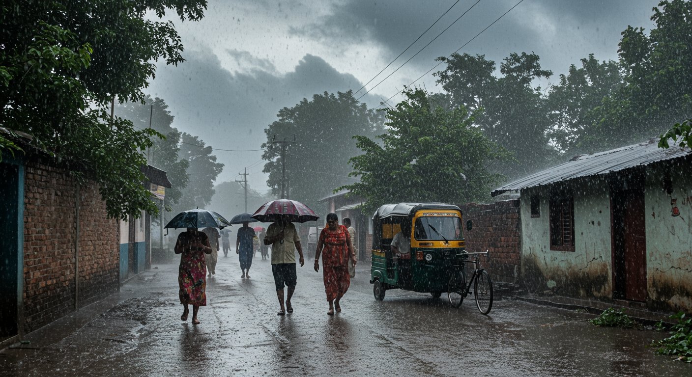 Calamity from the sky in UP! Extreme rainfall warning for 15 Purvanchal districts today, alert also issued for 25 more districts.