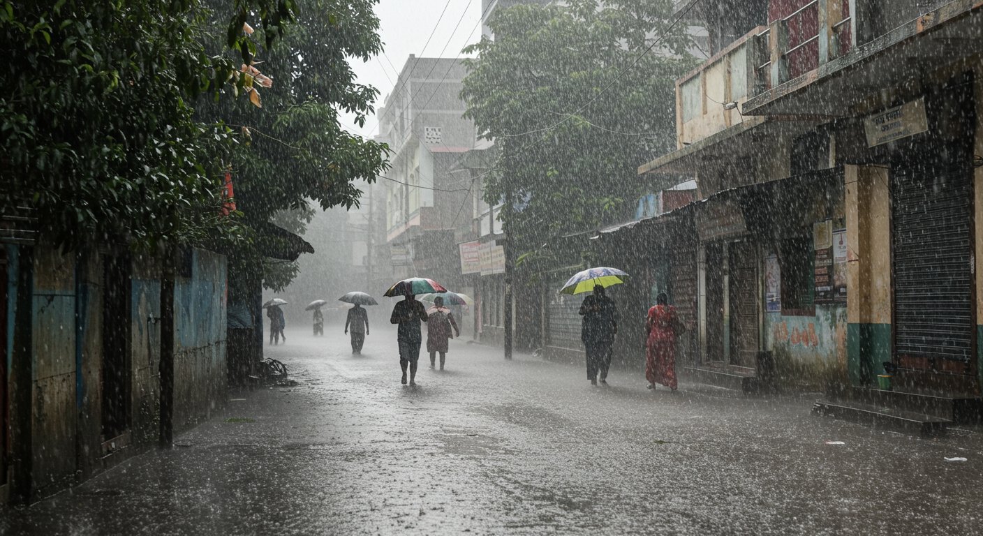 Heavy Rain Alert in Uttar Pradesh: Warning of Torrential Rains from August 13-15; New Weather System Forms in Bay of Bengal