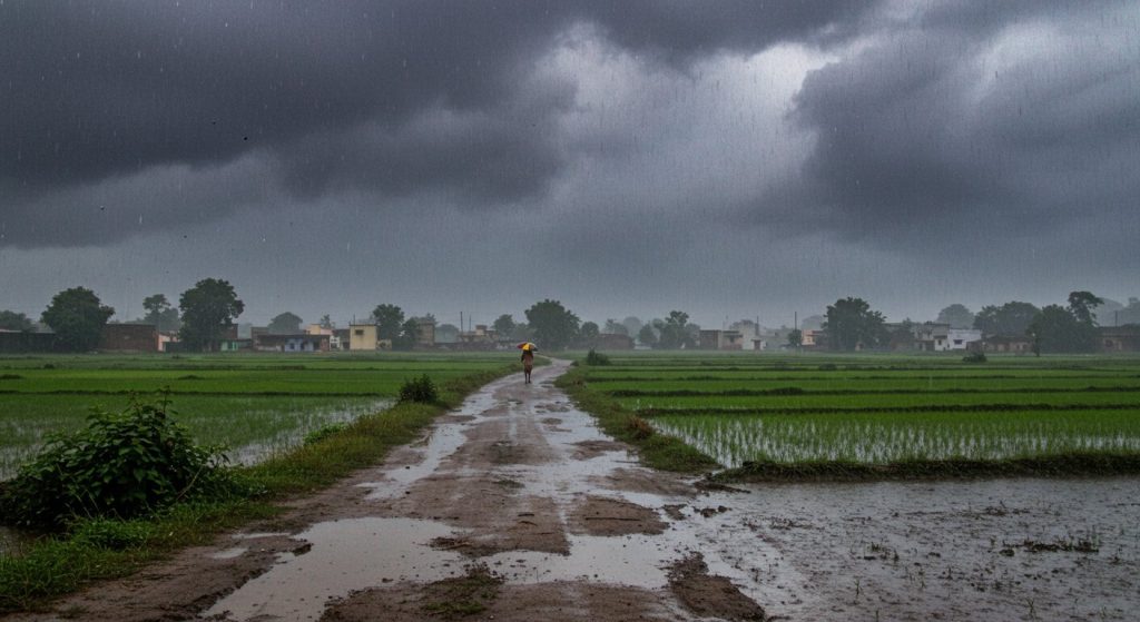 Heavy Rain Alert in UP: 26 Districts to Face Trouble Today, Special Warning in West UP and Bundelkhand!