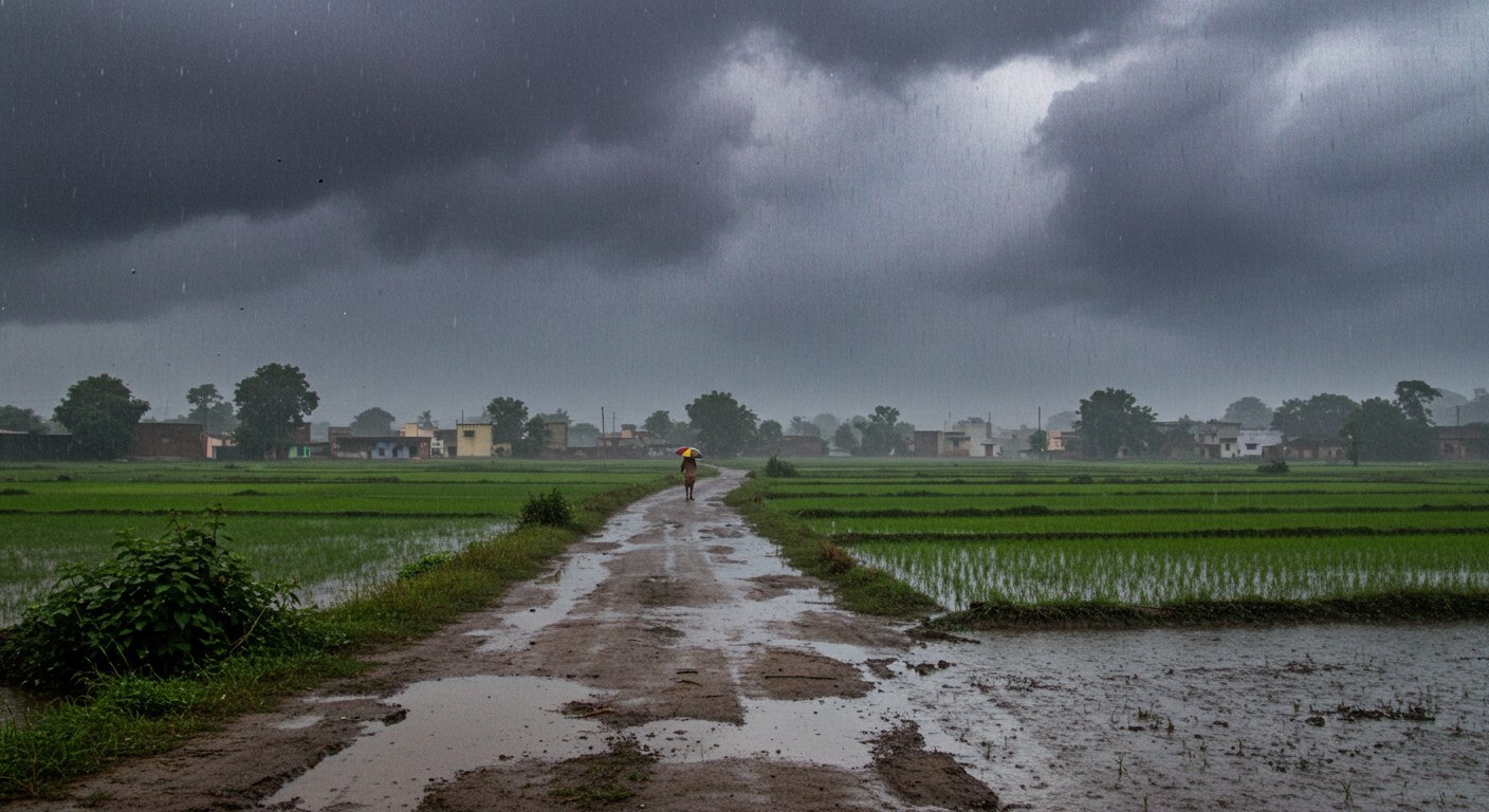 Heavy Rain Alert in UP: 26 Districts to Face Trouble Today, Special Warning in West UP and Bundelkhand!