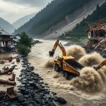 Devastating Monsoon in Himachal: Over 100 Houses Waterlogged in Una, House Instantly Collapses in Mandi, Machines Swept Away in Drain in Kullu.