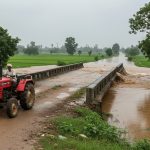 Bridge Submerged in Flood, Tractor Driver Didn't Risk Life, Chose Long Safe Route