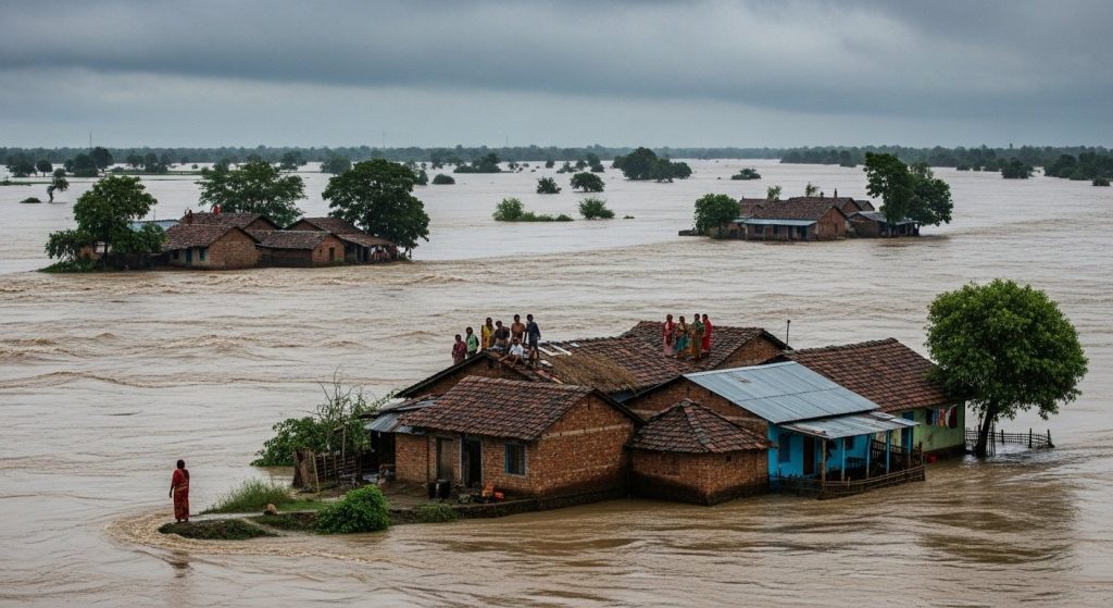 Ramganga's Fury: Three Villages Turn Into Islands, Sisters Stranded on Rakhi; People In Terror