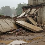 UP: Water Tank Wall Collapses in Torrential Rain, One Labourer Tragically Killed