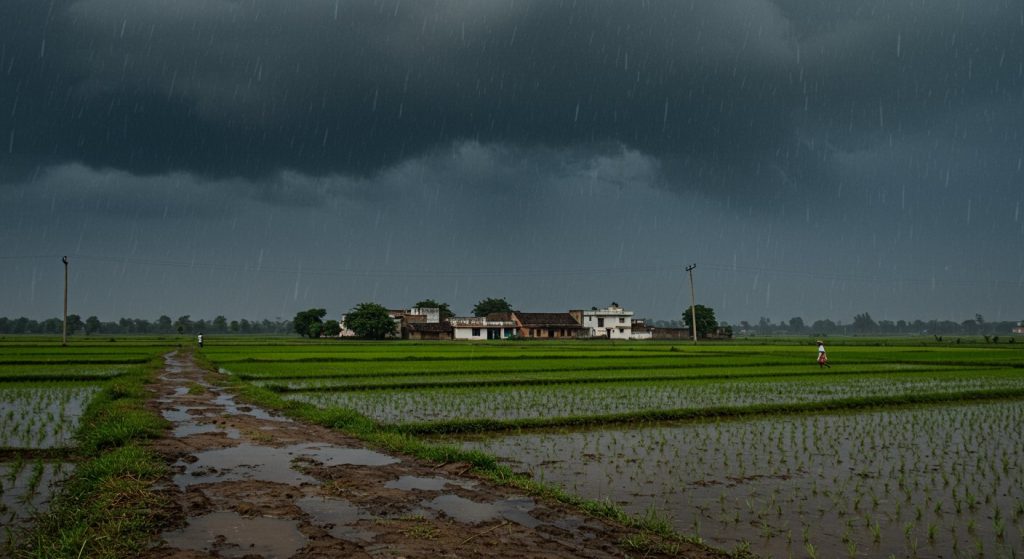 Alert! Torrential Rain in 17 UP Districts Today, Monsoon Active Again in Terai Belt