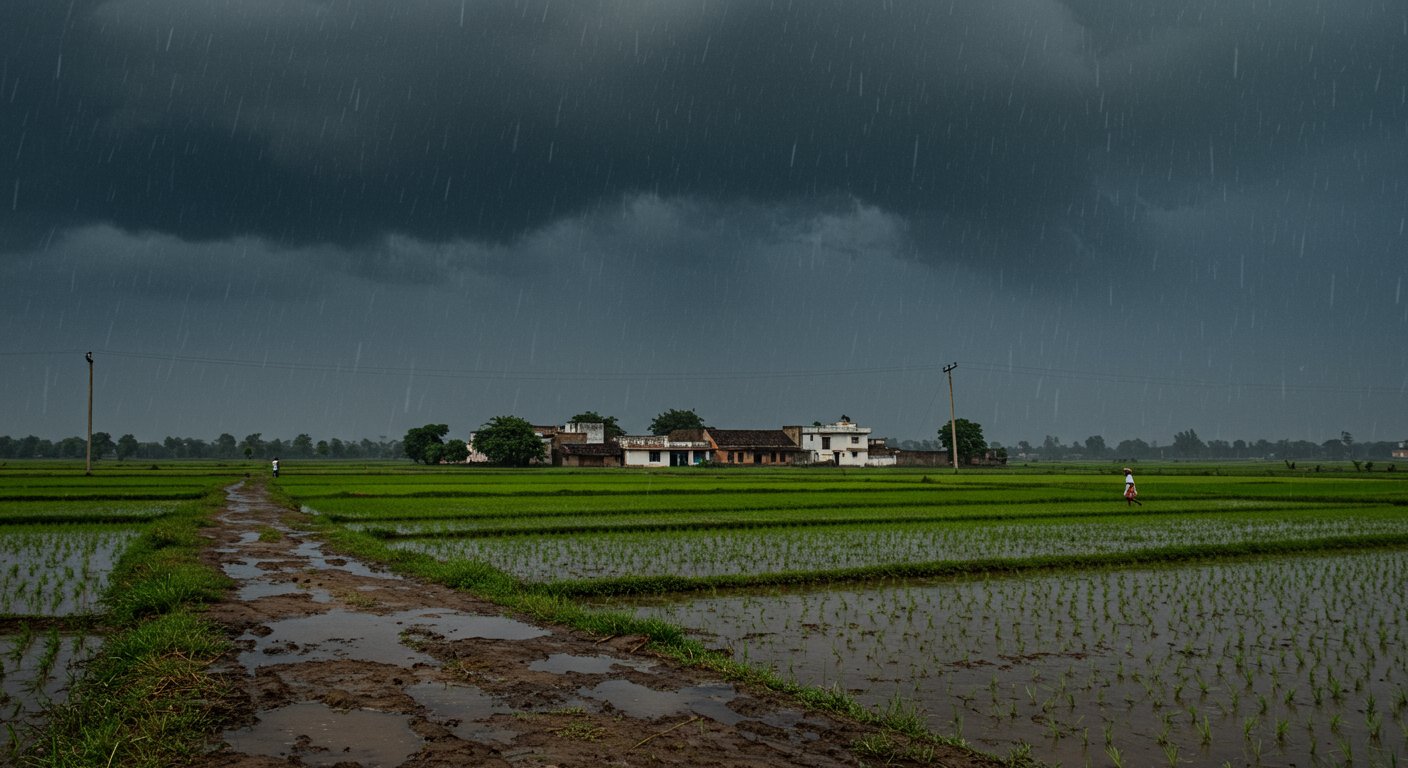 Alert! Torrential Rain in 17 UP Districts Today, Monsoon Active Again in Terai Belt