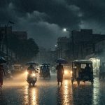 Torrential Rain for Second Consecutive Day in Bareilly, Dense Clouds Cause Darkness; Met Department Issues Yellow Alert