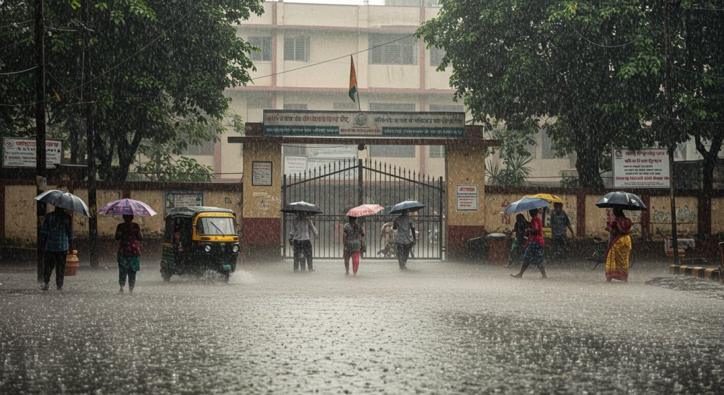 Rain's Fury Continues in UP: 48-Hour Orange Alert, Schools Closed in Many Districts Including Lucknow!