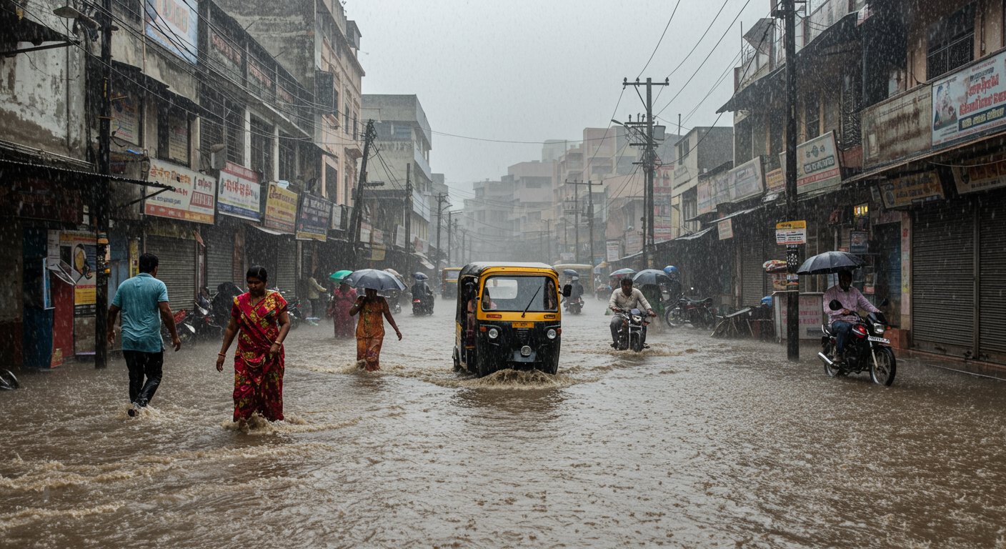 Disastrous rain in Bareilly-Pilibhit: Roads turn into rivers, daily life disrupted!