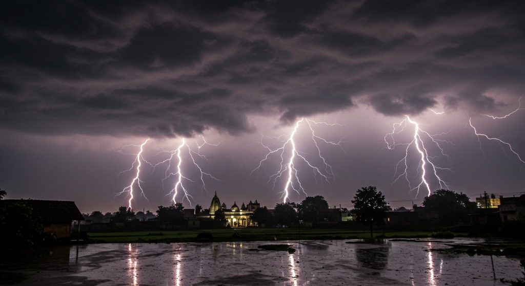 Weather Havoc in Uttar Pradesh: Torrential Rain Warning in 19 Districts, Lightning Alert in 44!