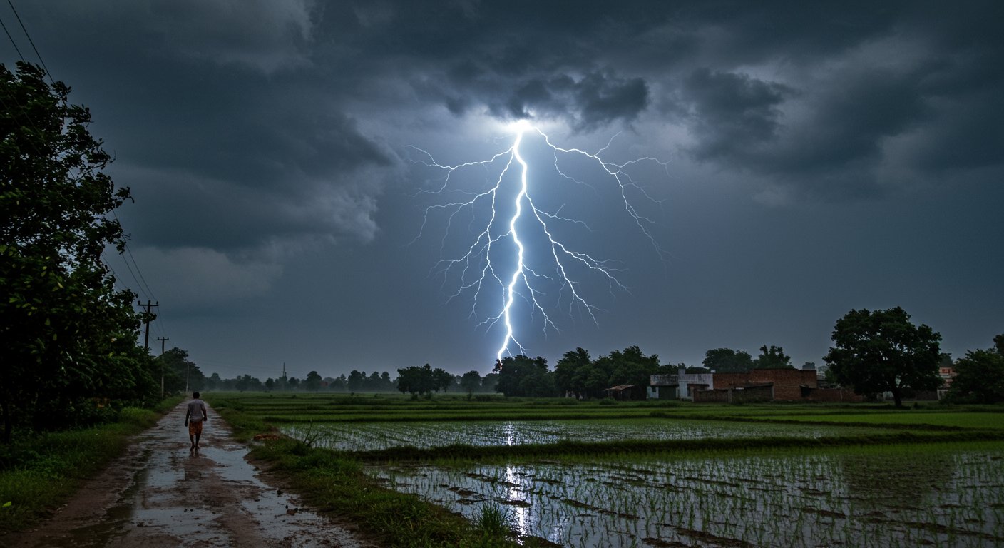 UP's weather takes a turn: Heavy rain and lightning warning issued for southern and western regions!
