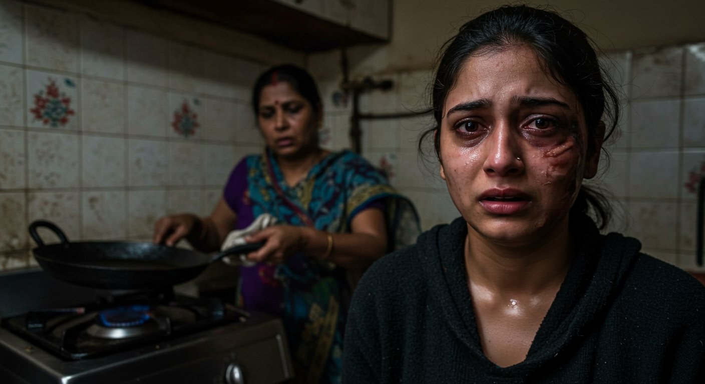 Uttar Pradesh: Mother burns daughter Sunita Ahuja's face with hot griddle after lie exposed; police investigating