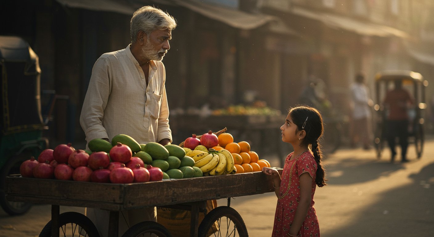 Viral Video: Girl Asked Fruit Vendor 'When Did You Last Cry?', His Answer Won Millions of Hearts