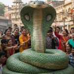 Man Takes Form of Giant Serpent, People Ask 'Where Did This Serpent King Come From?' - Video Goes Viral!