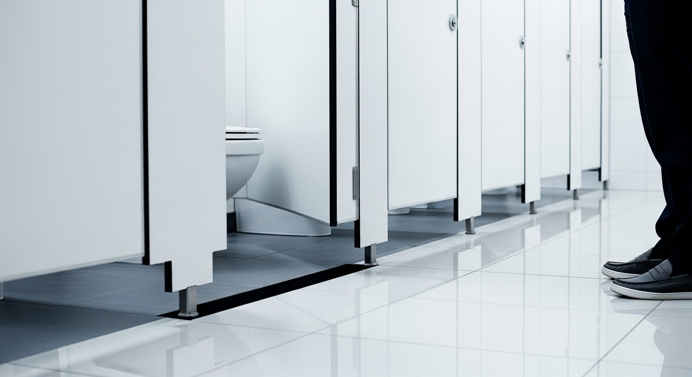 Why do mall and theater toilets have a gap at the bottom? You'll also say 'Oh!' when you learn the reason!