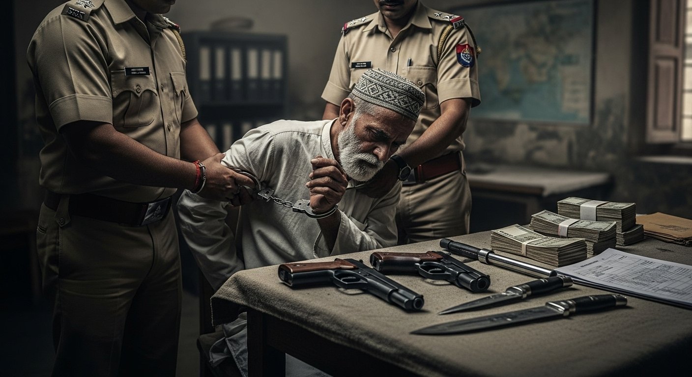 Major Revelation in Rampur: Attempted Religious Conversion of Young Woman, Former Imam Arrested with Weapons; Changur Links Uncovered