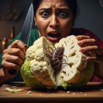 A woman went to make pakoras from cauliflower, but found something inside that blew her mind!