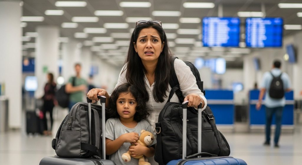 Woman's trip abroad to meet husband ruined; airline company made this big mistake!