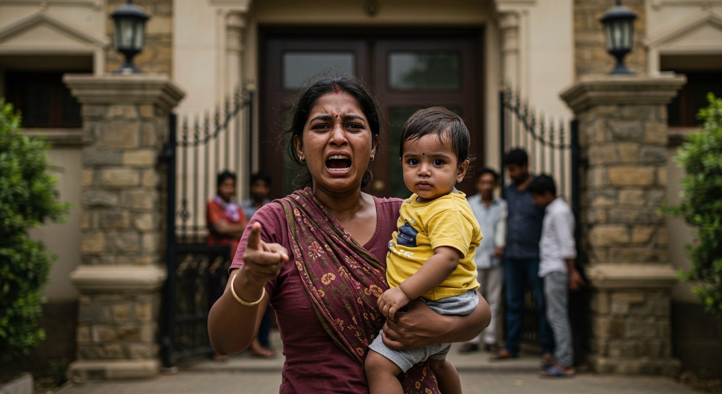 Woman causes ruckus outside Raja Raghuvanshi's house: Claims in Indore, 'Sachin married me in a temple; the 1.5-year-old child is his.'