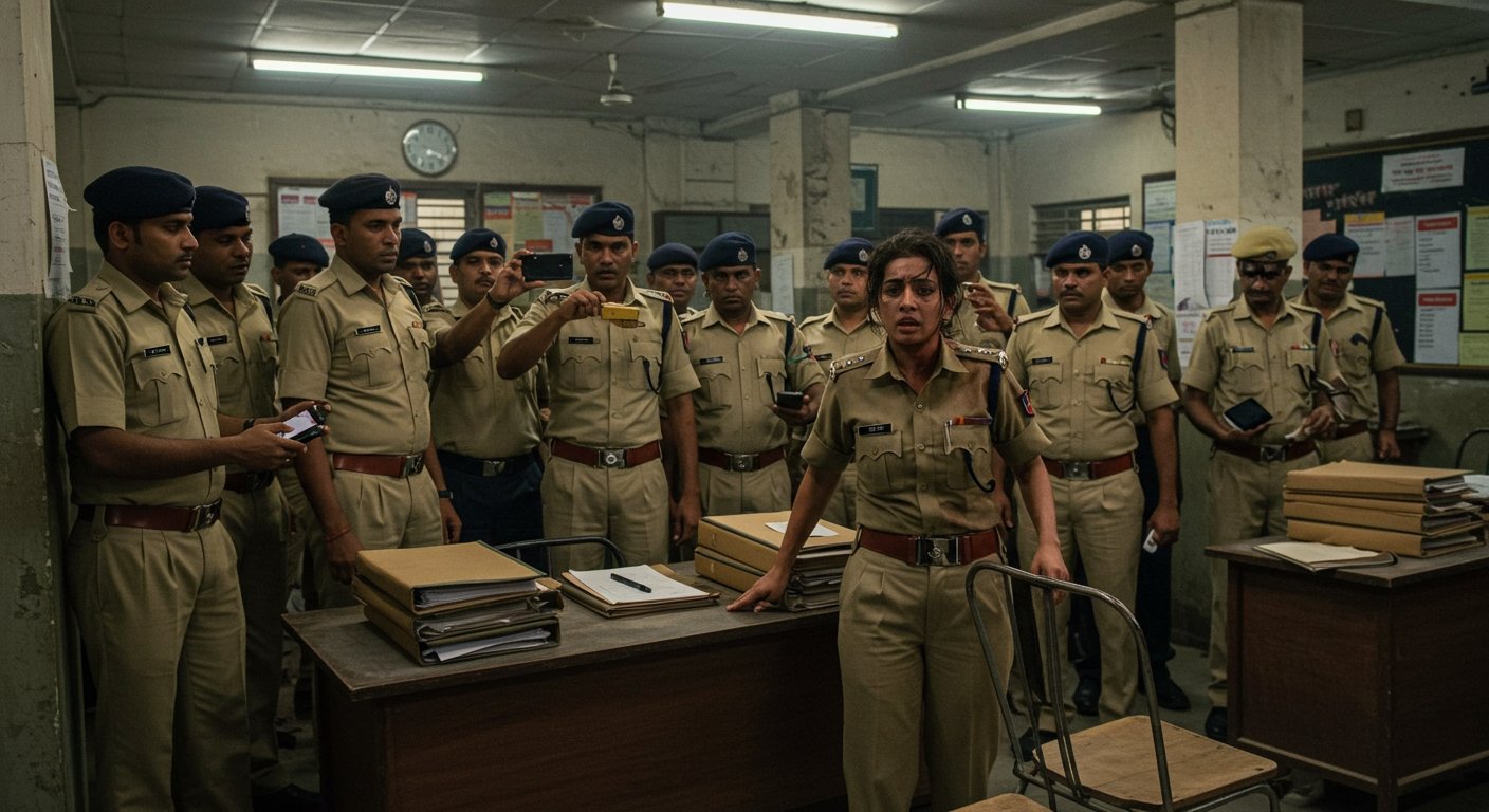 UP: Female Sub-Inspector beaten in police station, colleagues filmed; Police under scanner