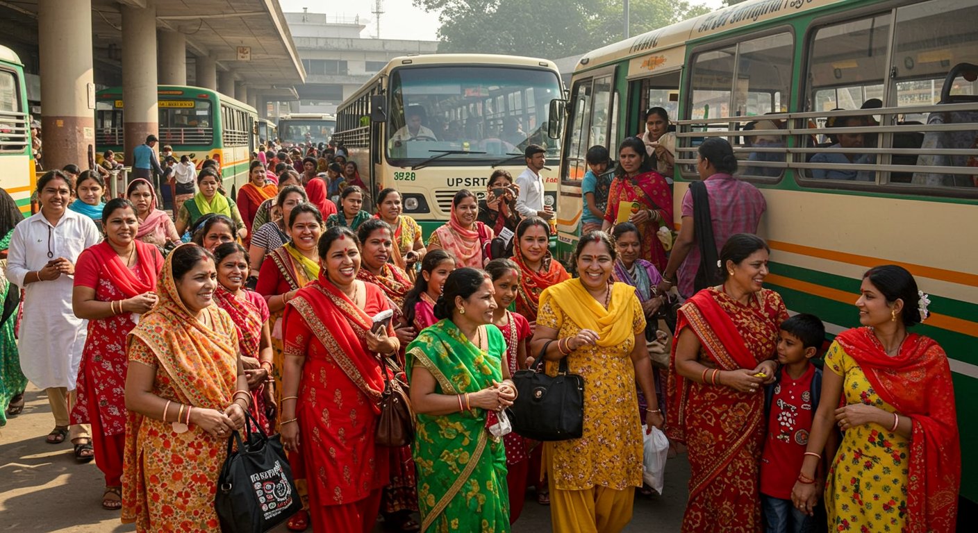 Government's Big Gift to UP Women on Raksha Bandhan: 3 Days Free Bus Travel, Assistant's Ticket Also Waived