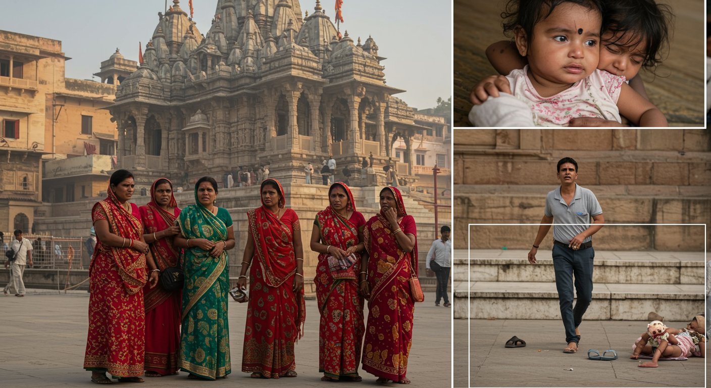 Panic in Varanasi: Six Women Caught Stealing at Bhakti Dham, Child Who Went for Medicine Missing
