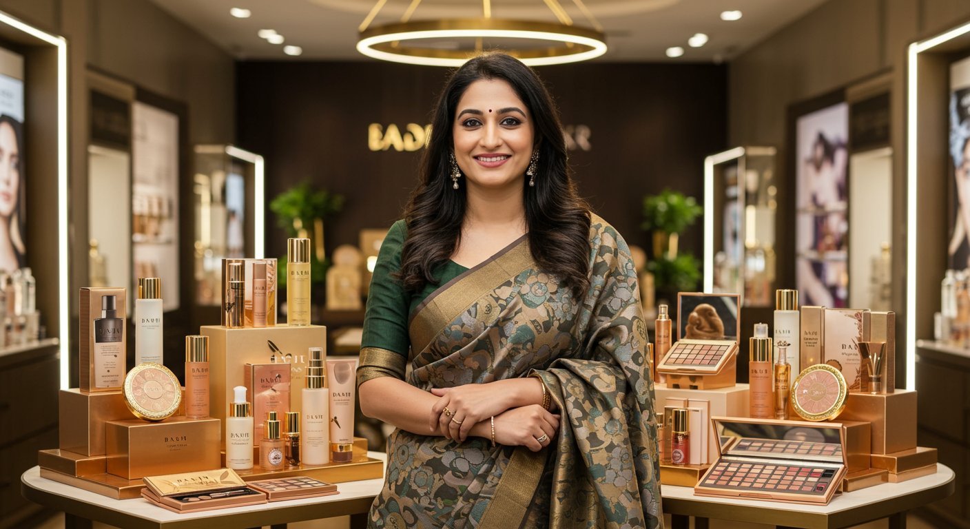 Quit a high-paying bank job, now earning crores annually by selling beauty products; transformed her own and millions' destinies.