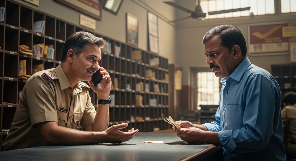 "The work will be done, the new officer is my close friend": Postal worker demanded Rs 10,000; audio of conversation with father goes viral, causes an uproar.