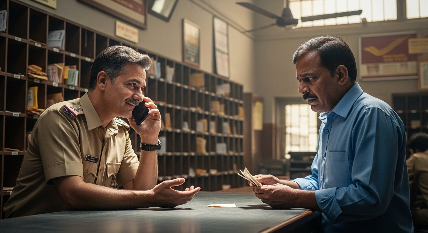 "The work will be done, the new officer is my close friend": Postal worker demanded Rs 10,000; audio of conversation with father goes viral, causes an uproar.