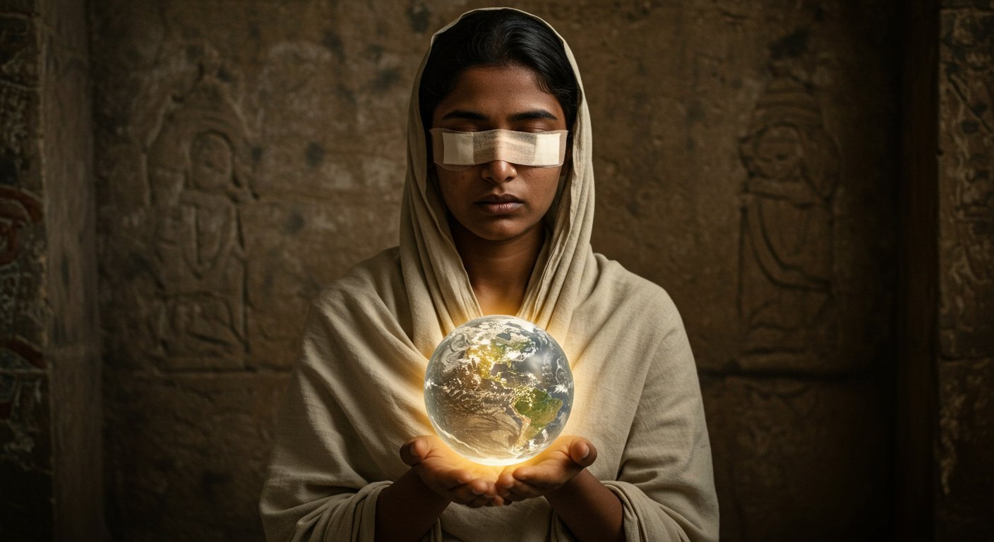 To save the world... a girl gouged out her eyes, the reason will blow your mind!
