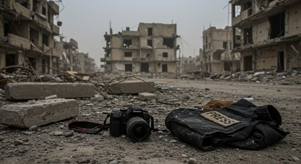 India expresses sorrow over the killing of journalists in Gaza; 21 people, including 5 journalists, were killed on Monday.
