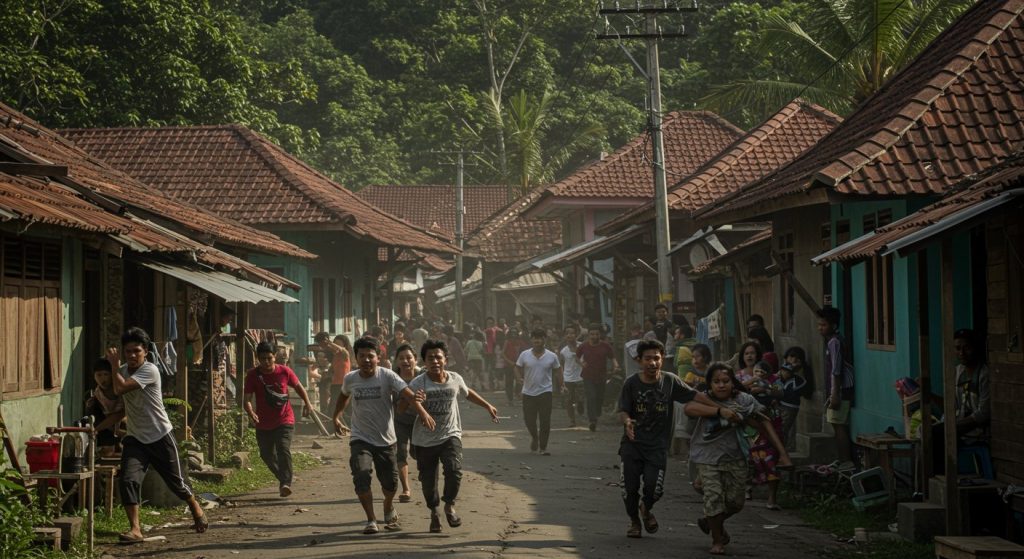 5.7 magnitude earthquake in Indonesia's Sulawesi, people in panic, no tsunami threat