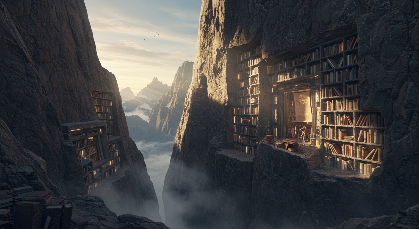 The world's most inaccessible library: Where books are hidden in rocks, people say it's an AI marvel!