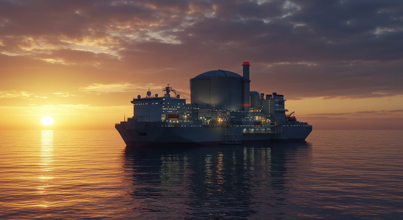 The World's First Nuclear Power Plant Floats in the Sea, Providing Electricity for 5 Years