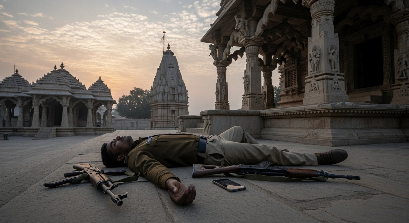 यूपी: मंदिर में पूजा, मोबाइल पर स्टेटस… फिर पीएसी जवान ने राइफल से गोली मारकर कर ली आत्महत्या, इलाके में सनसनी