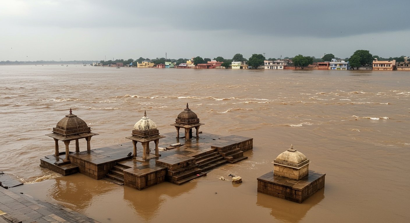 Yamuna's Havoc in Agra: Mokshadham Submerged, 15 Villages Face Flood Threat!