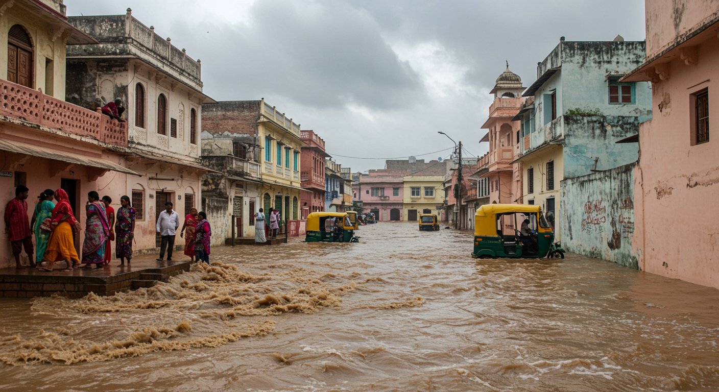 Yamuna's Fury in Agra: Danger Mark Crossed, Water Enters Balkeshwar and Foundry Nagar, Panic Among Residents